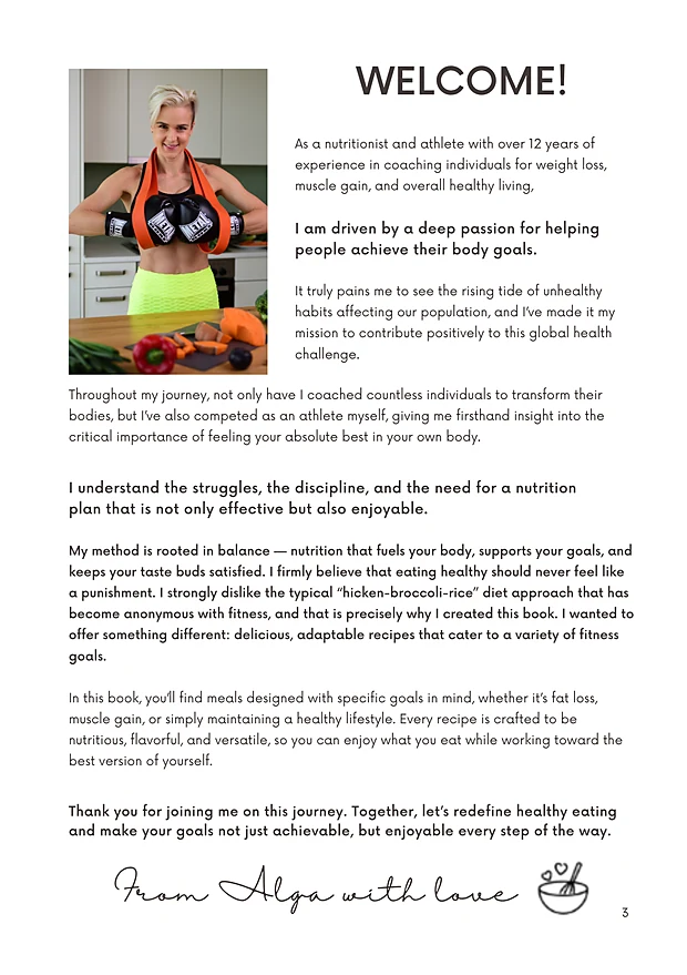 Delicious Dieting sample page — sample page 3