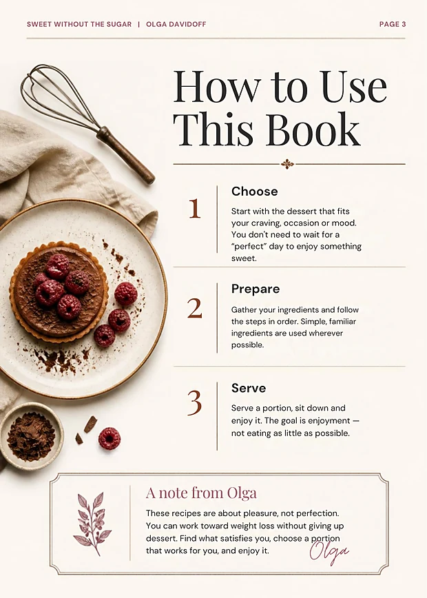 Sweet Without the Sugar sample page — sample page 2