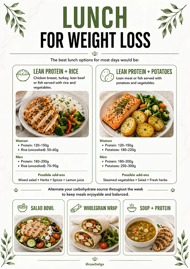 Program page — meal plan example